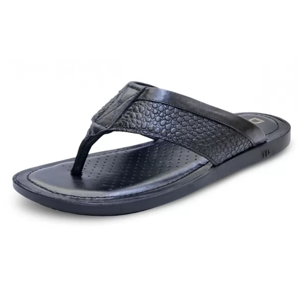 Sandale pour homme 017 NOIR CUIR .......... sandale médicale femme confortable Maroc